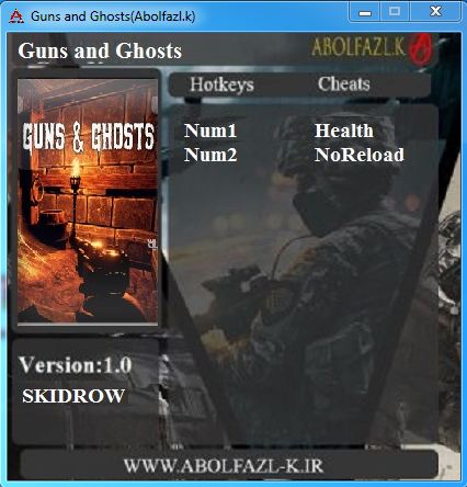 Guns and Ghosts V1.0 Plus 2 Trainer 64 Abolfazl.k